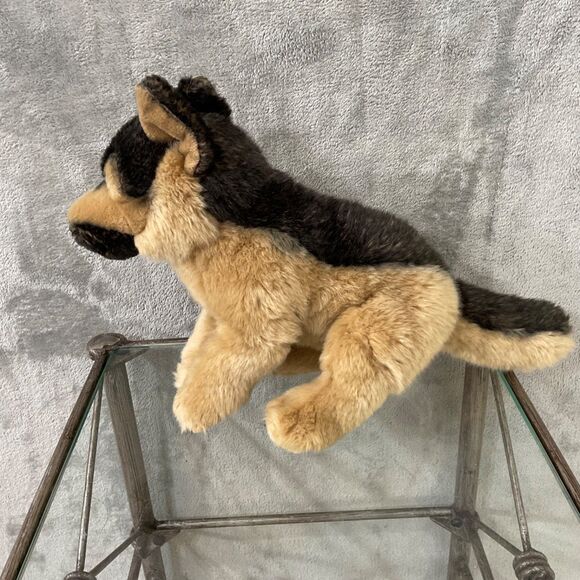 Toys R US 10” Plush GERMAN SHEPHERD Puppy Dog Stuffed Animal life like brown. - Picture 3 of 7